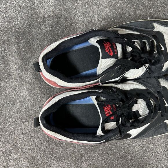 Nike SB Alleyoop Chicago CJ0882-102 Men’s Sz 13 Black Toe Red White Skate Shoes main image 9